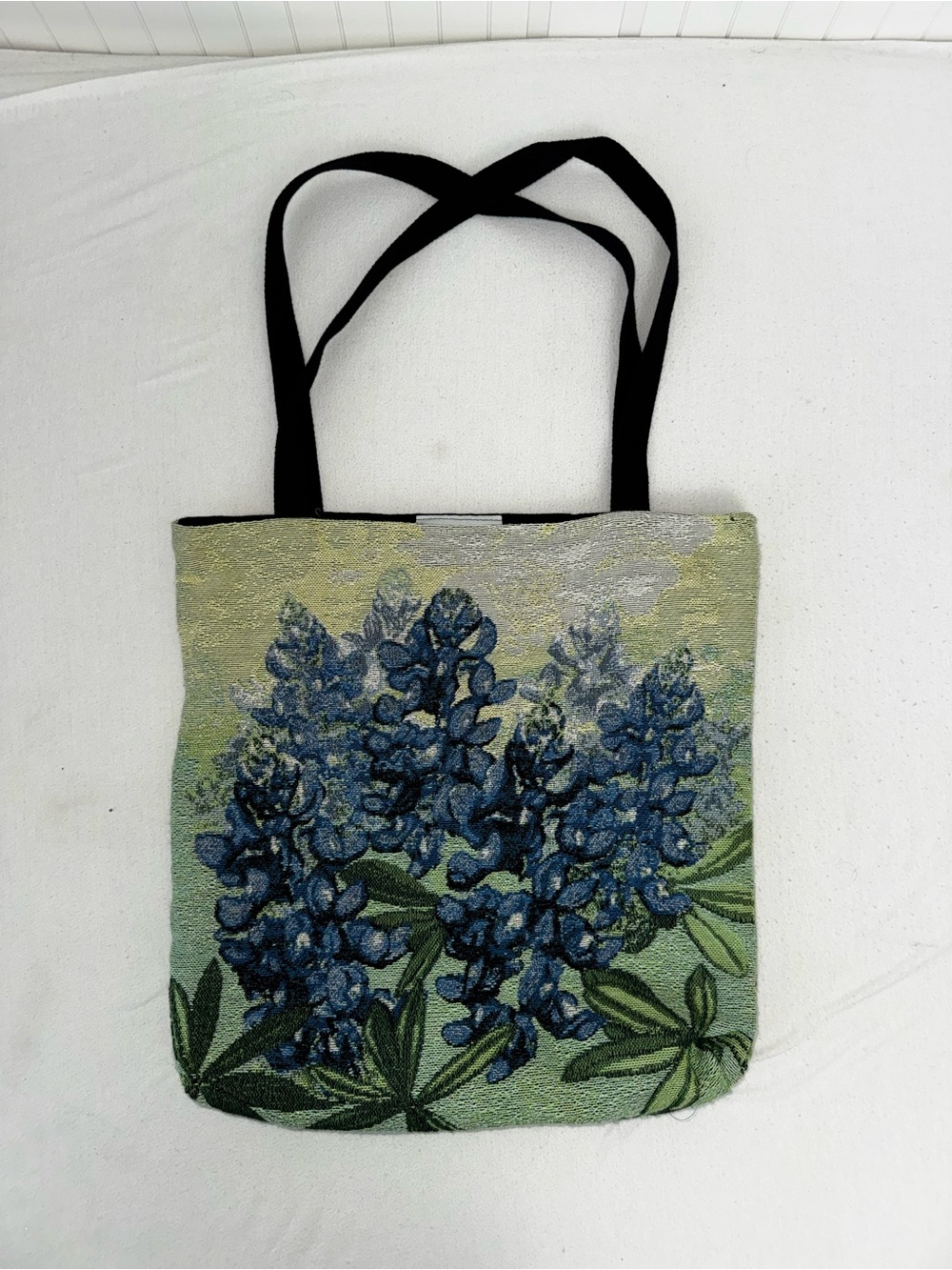 Bluebonnet Woven Tote Bag